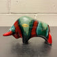 Otto Keramik Ceramic Bull West German Pottery Fat Lava