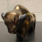 Otto Keramik Ceramic Bull West German Pottery Fat Lava
