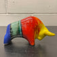 Otto Keramik Ceramic Bull West German Pottery Fat Lava