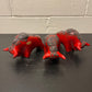 Otto Keramik Ceramic Bull West German Pottery Fat Lava