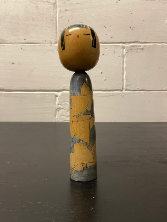 Vintage Creative Japanese Kokeshi Doll By Issetsu Kuribayashi