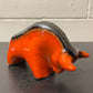Otto Keramik Ceramic Bull West German Pottery Fat Lava