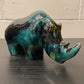 Exclusive Otto Keramik Ceramic Rhino West German Pottery Fat Lava