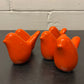 Otto Keramik Ceramic Birds West German Pottery Fat Lava