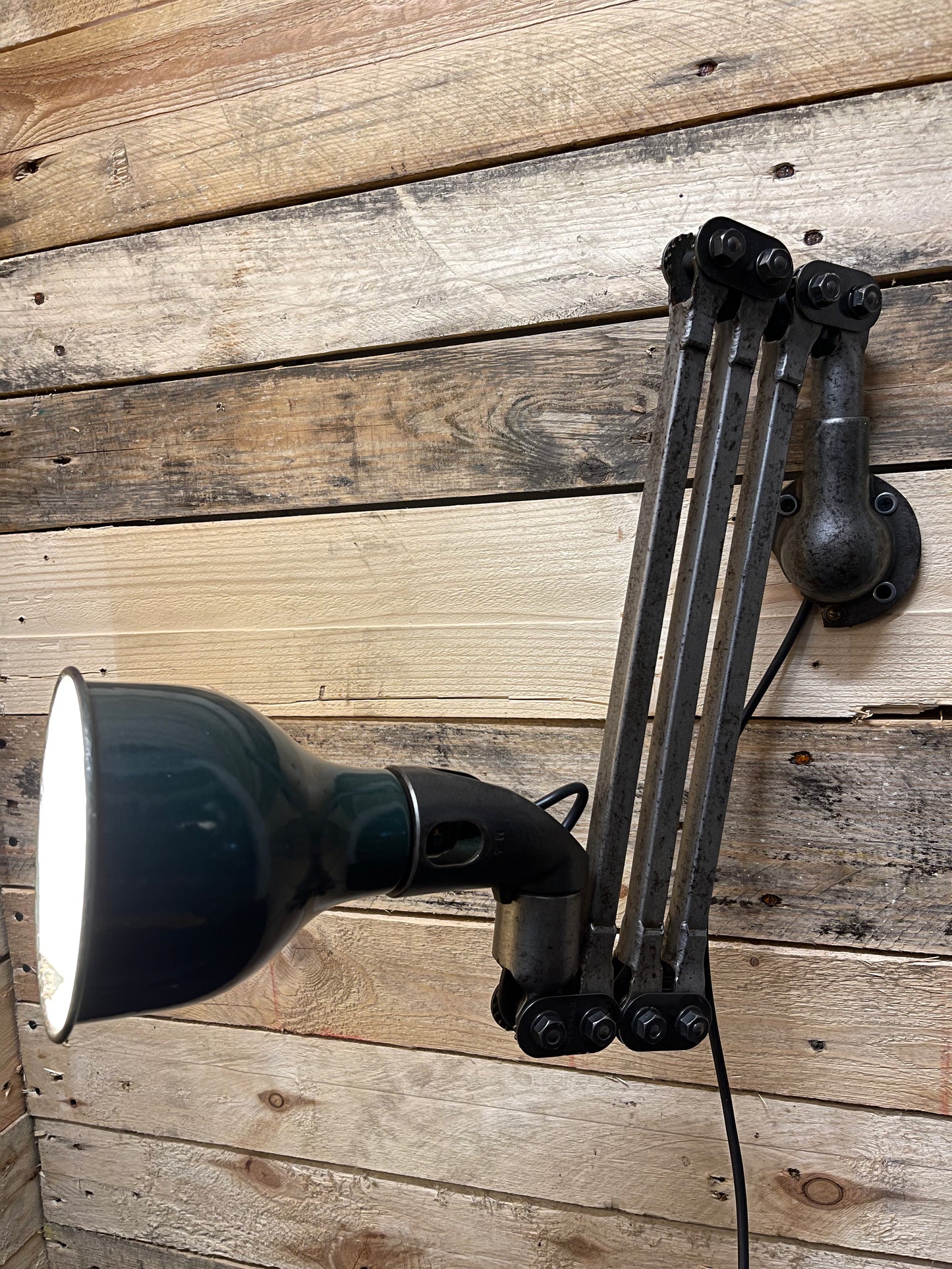 1930s Industrial Wall Lamp By Mek Elek London