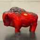 Otto Keramik Ceramic Bull West German Pottery Fat Lava