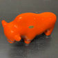 Otto Keramik Ceramic Bull West German Pottery Fat Lava
