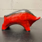 Otto Keramik Ceramic Bull West German Pottery Fat Lava