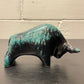 Otto Keramik Ceramic Bull West German Pottery Fat Lava