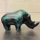 Exclusive Otto Keramik Ceramic Rhino West German Pottery Fat Lava