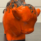Otto Keramik Ceramic Bull West German Pottery Fat Lava