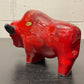 Otto Keramik Ceramic Bull West German Pottery Fat Lava