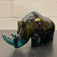 Exclusive Otto Keramik Ceramic Rhino West German Pottery Fat Lava