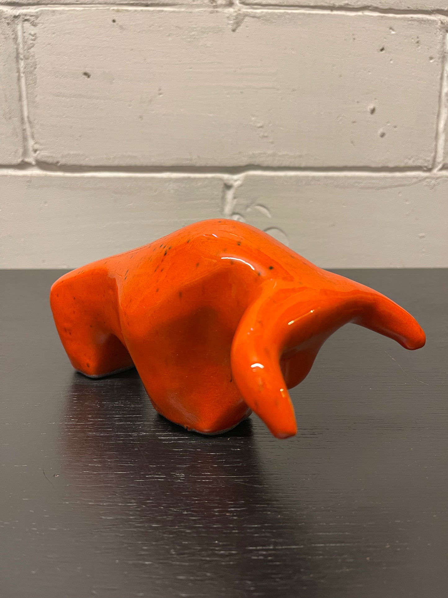 Otto Keramik Ceramic Bull West German Pottery Fat Lava