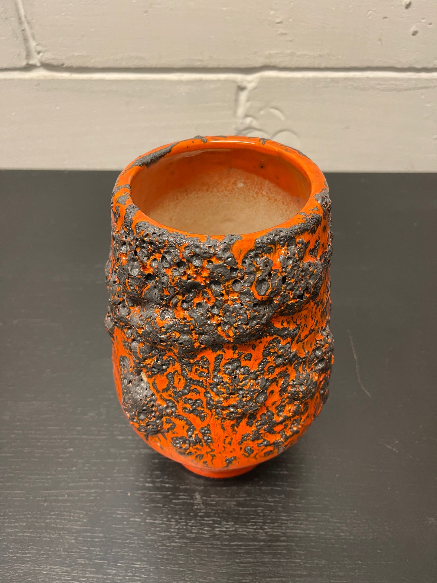 Otto Keramik Ceramic Fat Lava Vase West German Pottery
