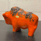 Otto Keramik Ceramic Bull West German Pottery Fat Lava