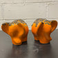 Otto Keramik Ceramic Elephant West German Pottery Fat Lava