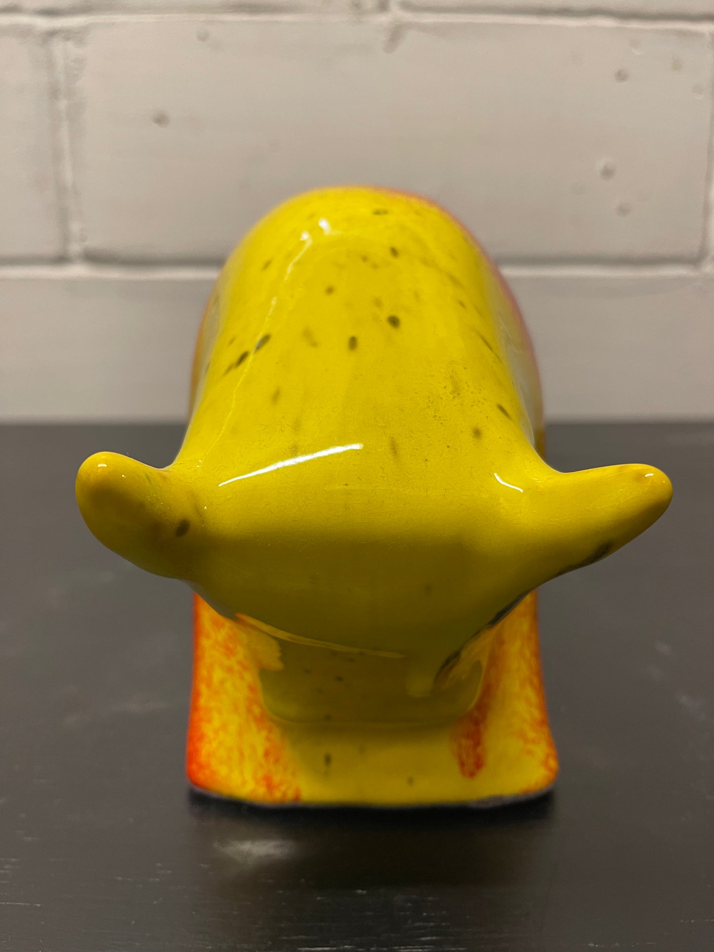 Otto Keramik Ceramic Bull West German Pottery Fat Lava