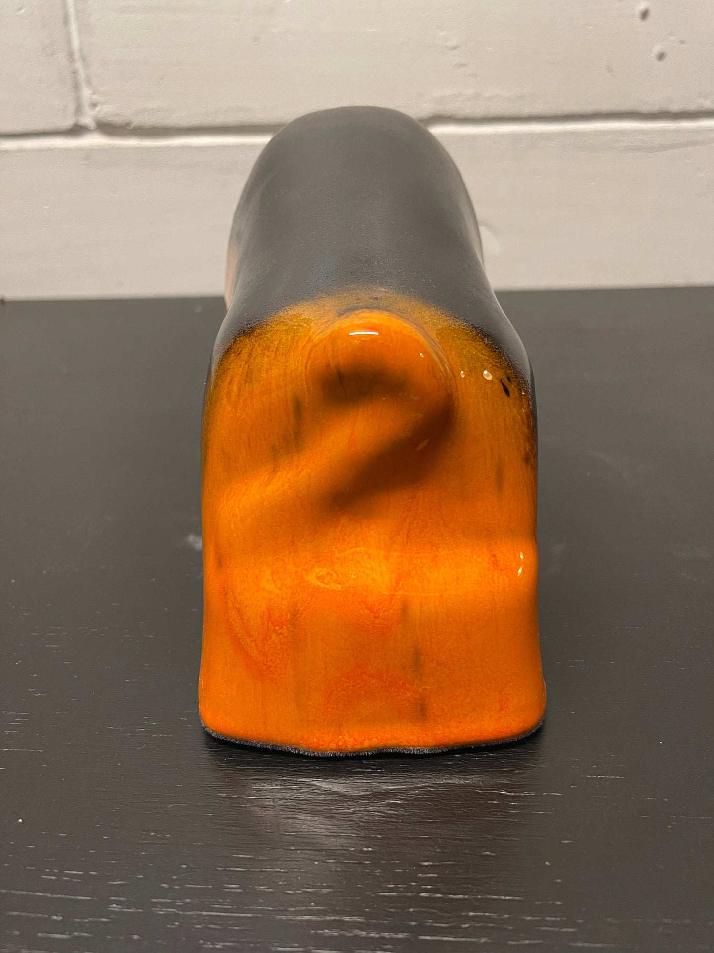 Otto Keramik Ceramic Bull West German Pottery Fat Lava