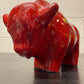 Otto Keramik Ceramic Bull West German Pottery Fat Lava