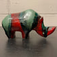 Exclusive Otto Keramik Ceramic Rhino West German Pottery Fat Lava