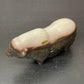 Otto Keramik Ceramic Buffalo West German Pottery Fat Lava