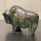 Otto Keramik Ceramic Bull West German Pottery Fat Lava