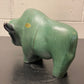 Otto Keramik Ceramic Bull West German Pottery Fat Lava