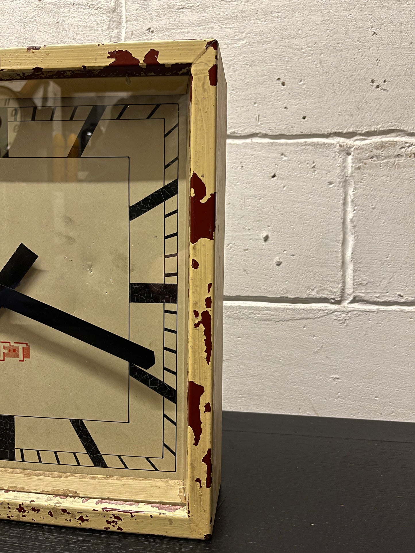 1950s Art Deco Style East German Clock Factory Clock By RFT