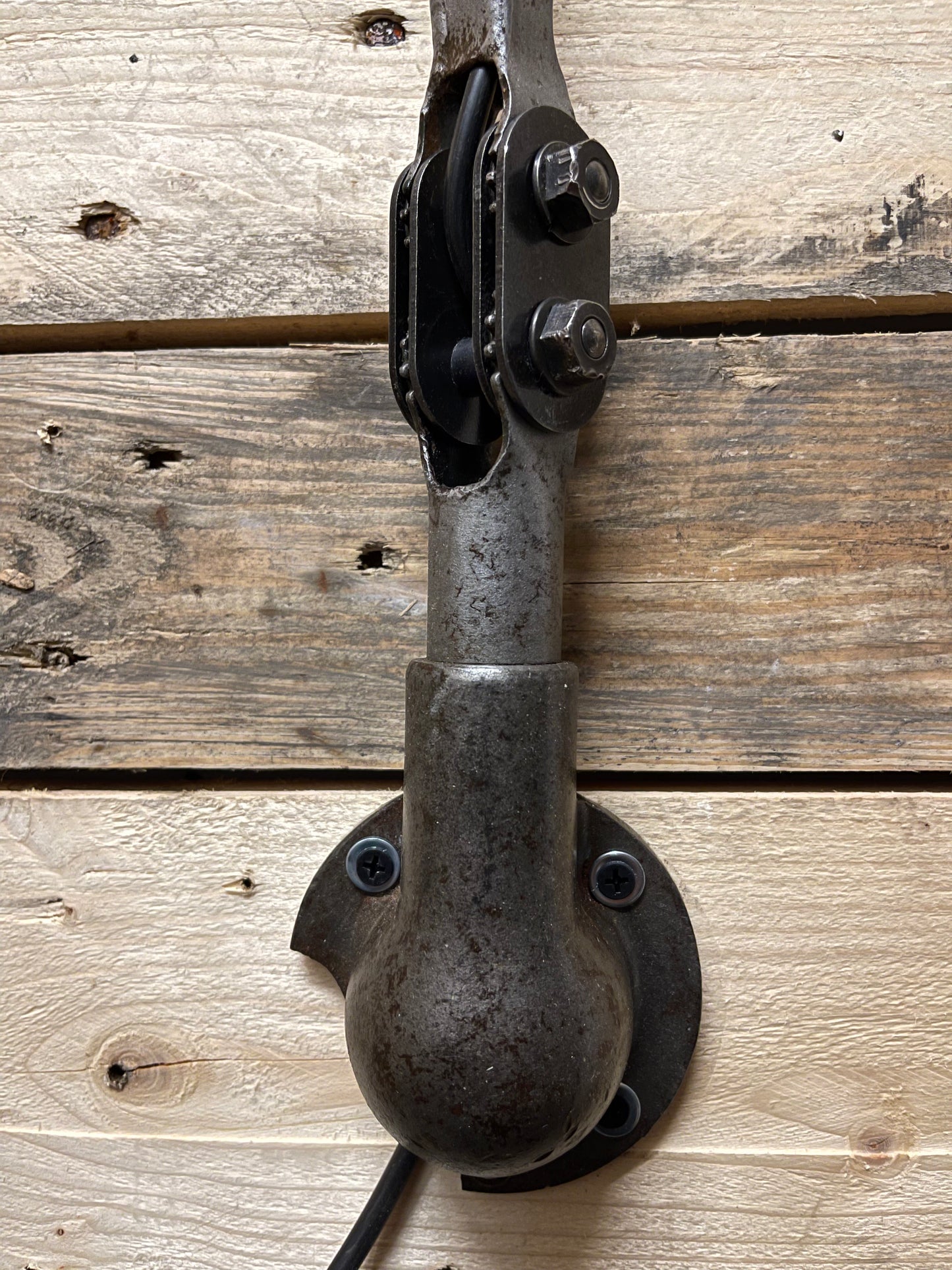 1930s Industrial Wall Lamp By Mek Elek London