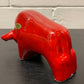 Otto Keramik Ceramic Bull West German Pottery Fat Lava