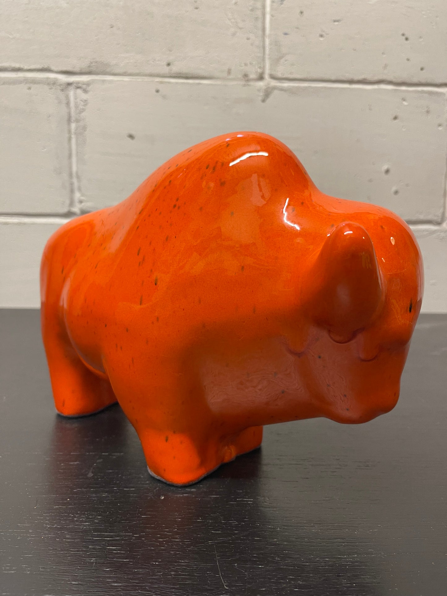 Otto Keramik Ceramic Bull West German Pottery Fat Lava