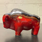 Otto Keramik Ceramic Bull West German Pottery Fat Lava