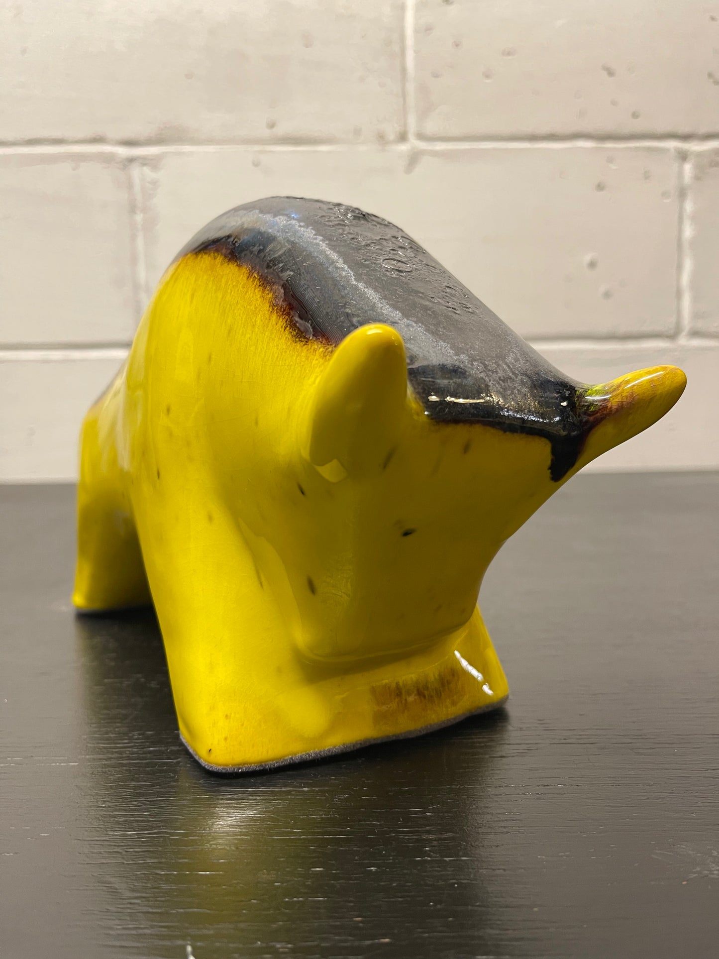 Otto Keramik Ceramic Bull West German Pottery Fat Lava