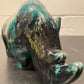 Exclusive Otto Keramik Ceramic Rhino West German Pottery Fat Lava