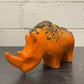 Exclusive Otto Keramik Ceramic Rhino West German Pottery Fat Lava