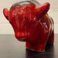 Otto Keramik Ceramic Bull West German Pottery Fat Lava