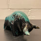 Otto Keramik Ceramic Bull West German Pottery Fat Lava