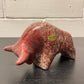 Otto Keramik Ceramic Bull West German Pottery Fat Lava