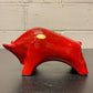 Otto Keramik Ceramic Bull West German Pottery Fat Lava