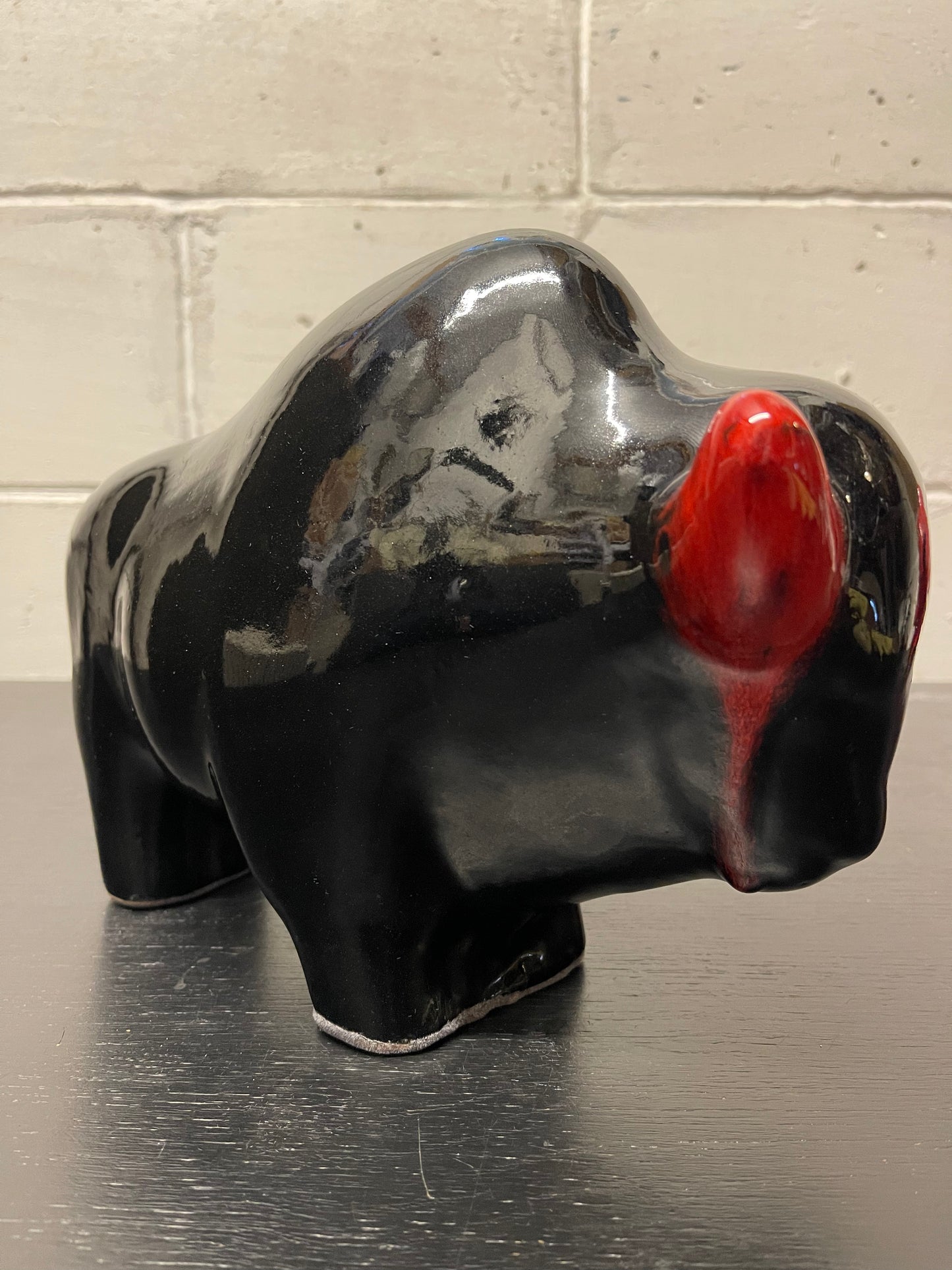 Otto Keramik Ceramic Bull West German Pottery Fat Lava