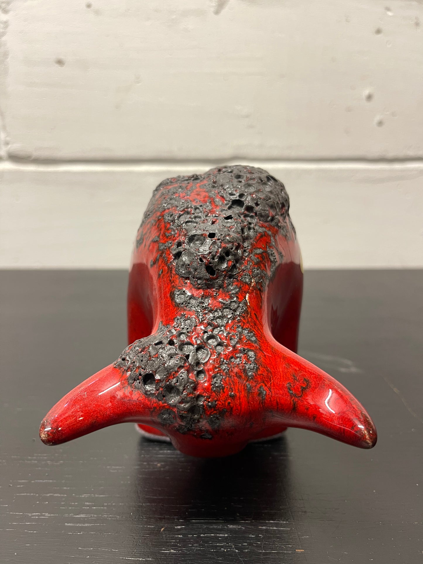Otto Keramik Ceramic Bull West German Pottery Fat Lava