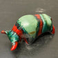 Otto Keramik Ceramic Bull West German Pottery Fat Lava