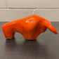 Otto Keramik Ceramic Bull West German Pottery Fat Lava