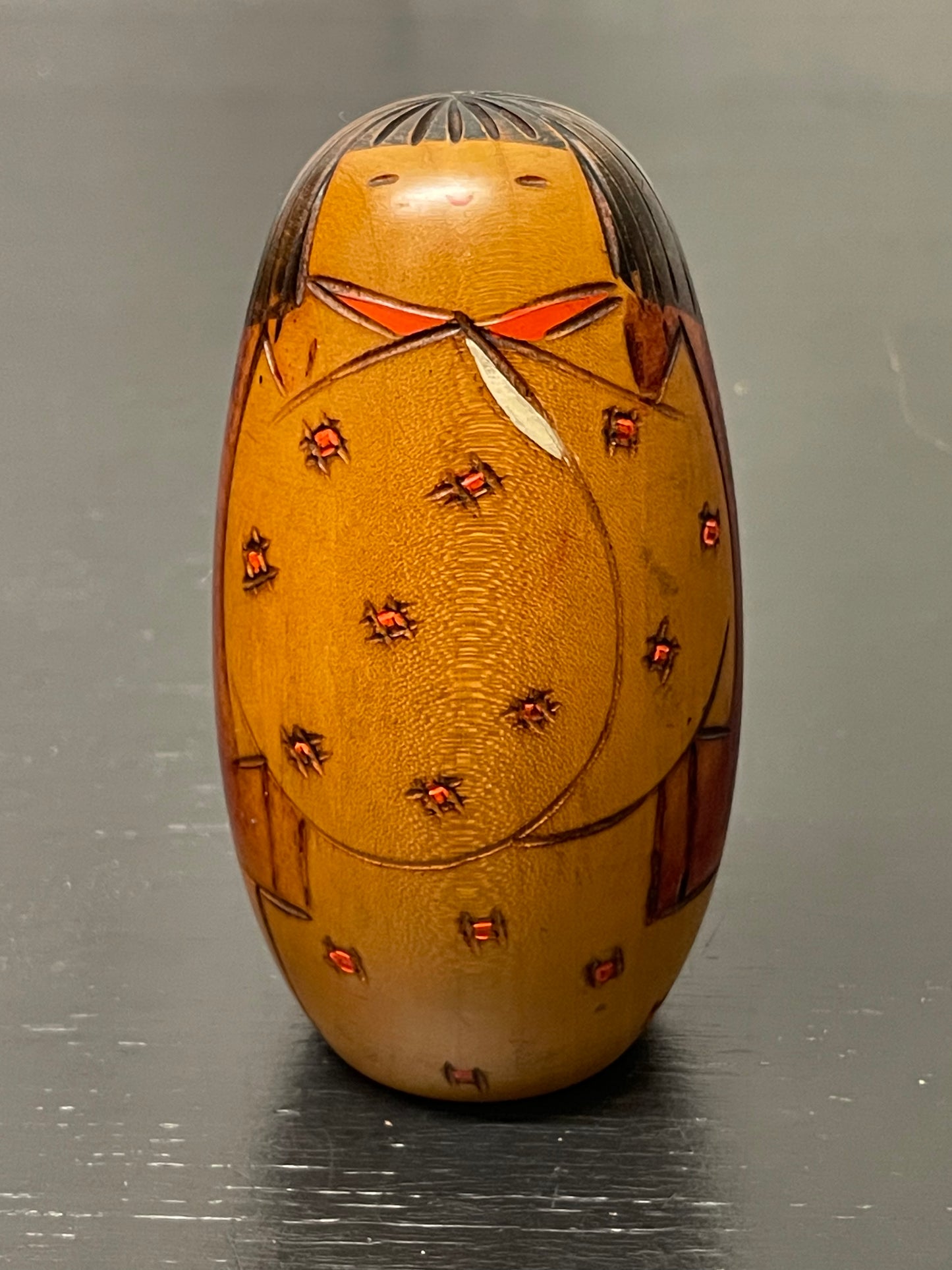 Vintage Sosaku Japanese Kokeshi Doll By Usaburo