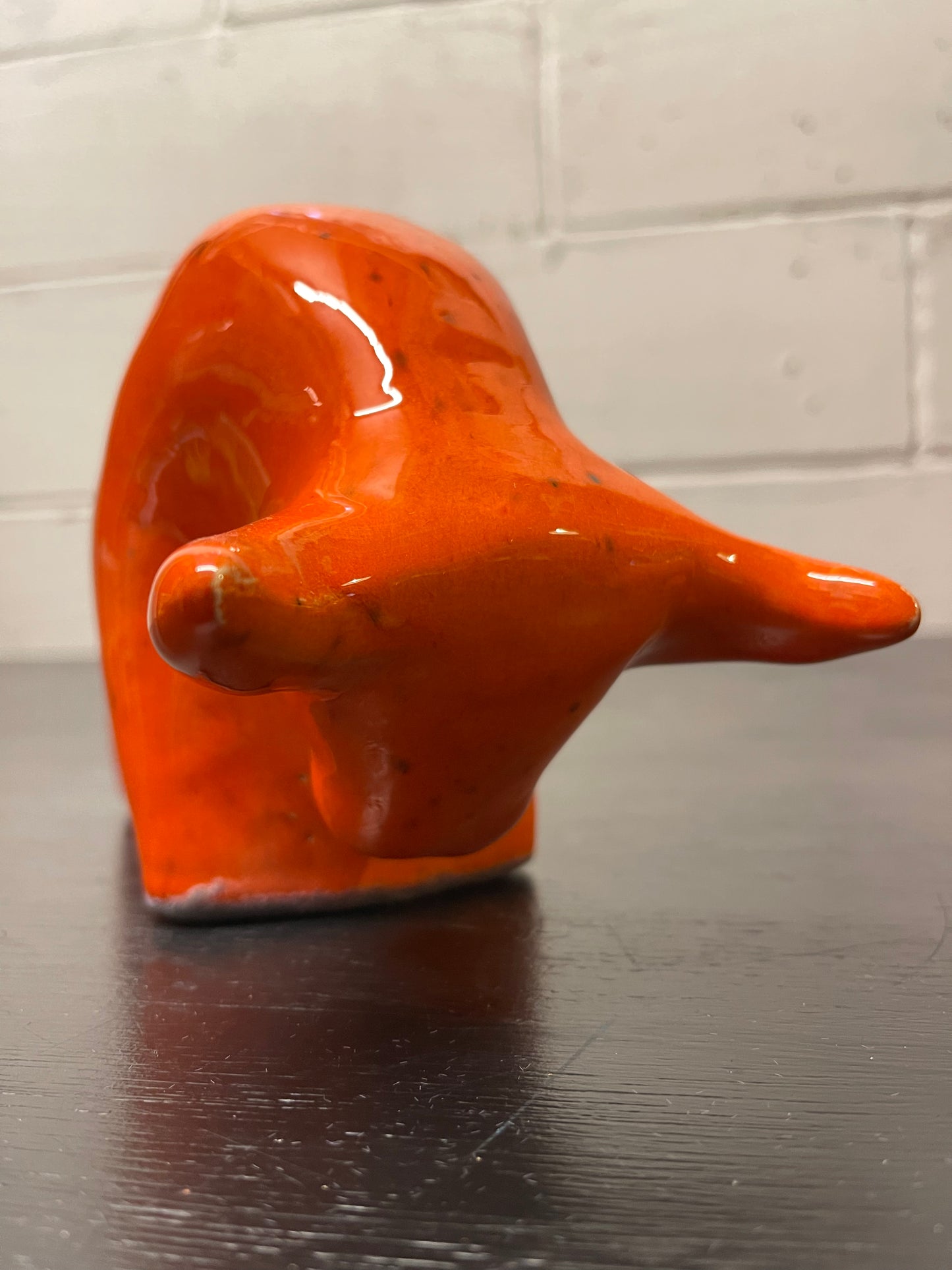Otto Keramik Ceramic Bull West German Pottery Fat Lava