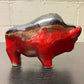 Otto Keramik Ceramic Bull West German Pottery Fat Lava