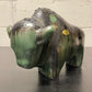 Otto Keramik Ceramic Bull West German Pottery Fat Lava