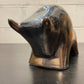Otto Keramik Ceramic Bull West German Pottery Fat Lava