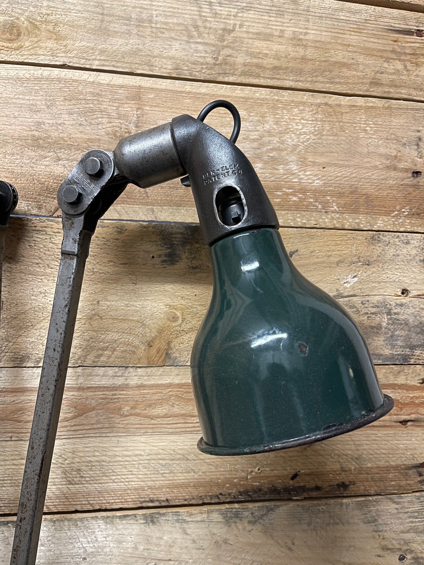 1930s Industrial Wall Lamp By Mek Elek London